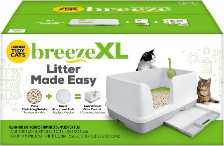 Tidy Cats Breeze XL All-In-One Cat Litter Box System