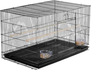 Topeakmart Pet Products Stackable Rectangle Flight Bird Cages for Small Birds