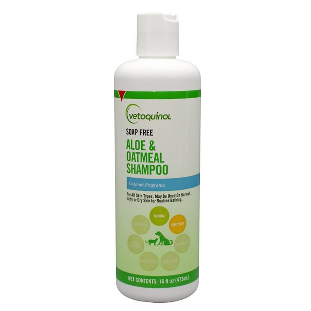Vetoquinol Itchy Dry Skin Aloe & Oatmeal Soap-Free Dog & Cat Shampoo