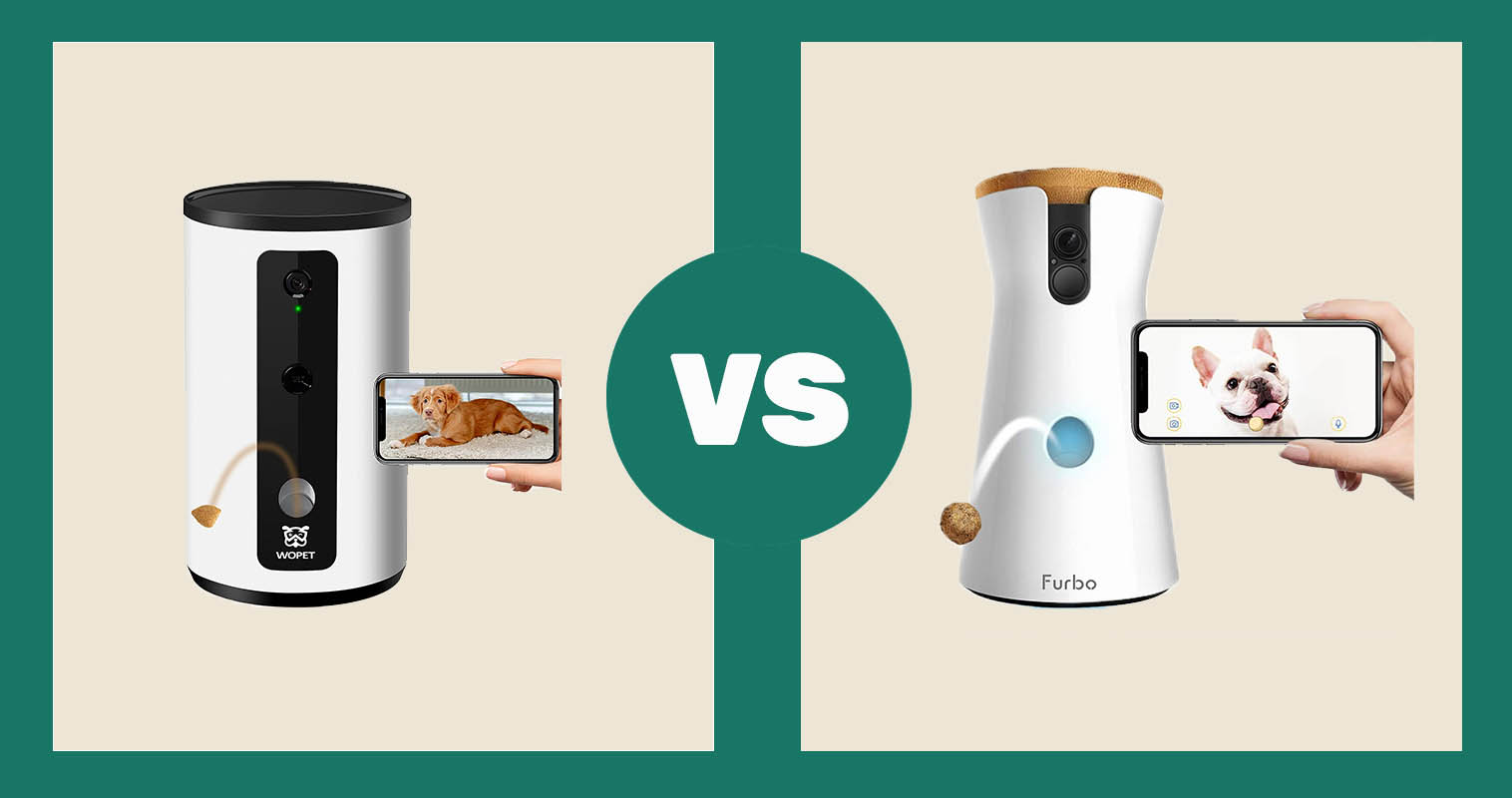 WOpet Smart Pet Camera- Dog Treat Dispenser vs Furbo Dog Camera