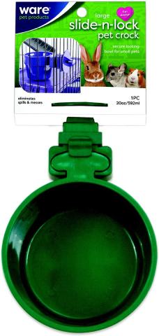 Ware Slide-N-Lock Small Animal Bowl