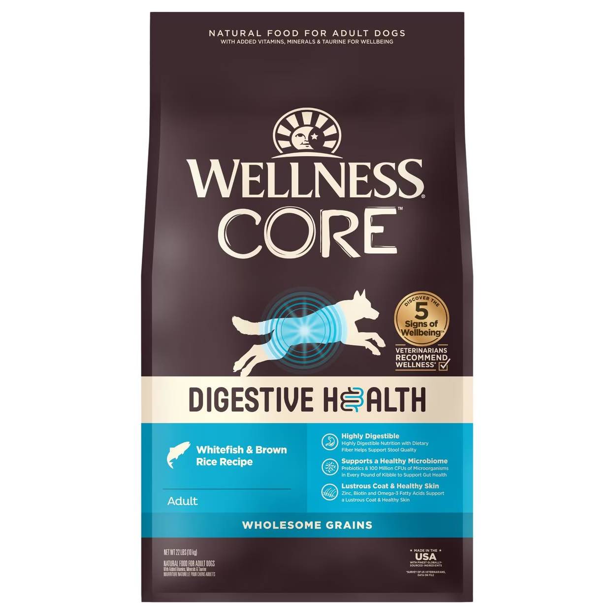 Wellness CORE Digestive Health Wholesome Grains Dry Dog Food