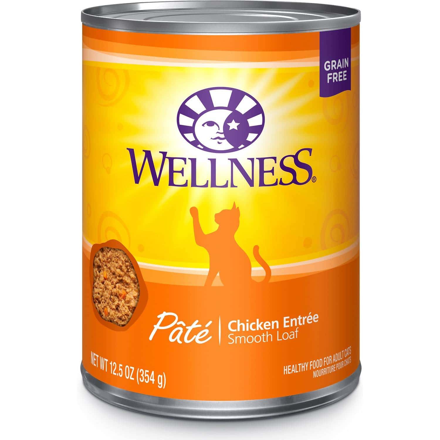 Wellness Complete Health Pate Chicken Entree Grain-Free Canned Cat Food (1)