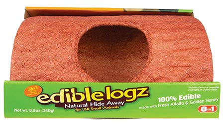 Wild Harvest Edible Logz Natural Small Pet Hideaway