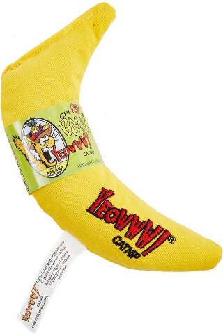 Yeowww! Catnip Yellow Banana Toy