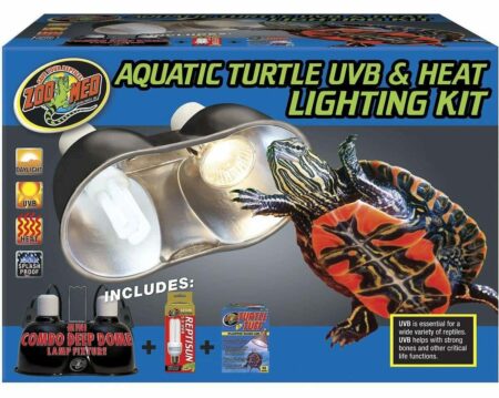 Zoo Med Aquatic Turtle UVB & Heat Lighting Kit