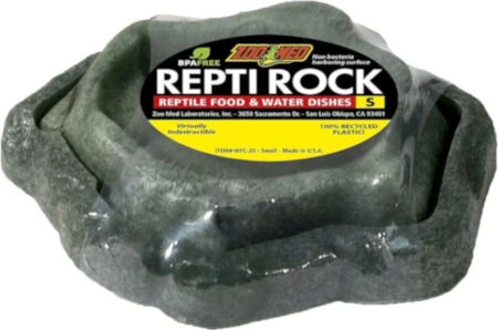 Zoo Med Repti Rock Reptile Rock Food & Water Dishes