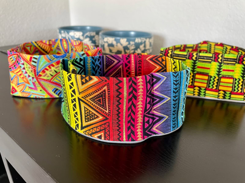 birdsbesafe collar covers - product in different patterns
