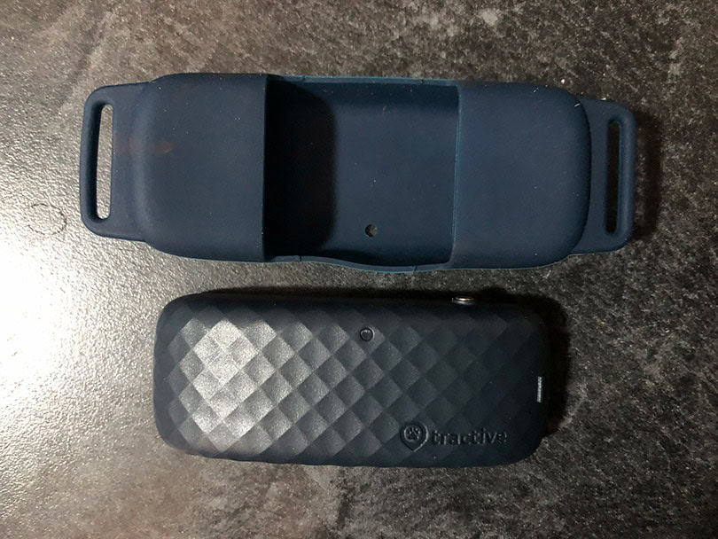 black tractive gps cat tracker