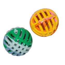 Rubber Lattice Tie Dye Cat Toy Balls