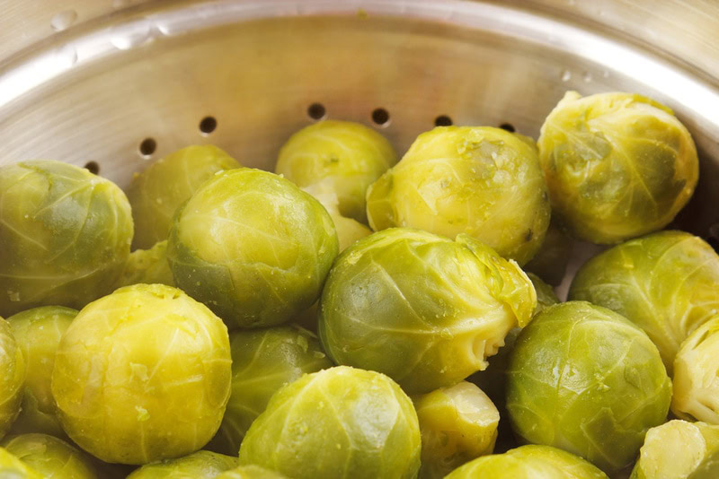 cooked brussels sprouts