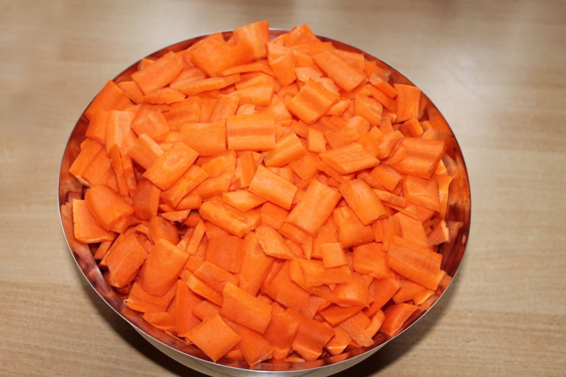 cooked carrots