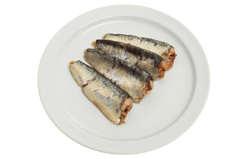 cooked sardines on a plate