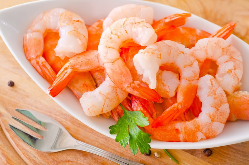 cooked shrimp
