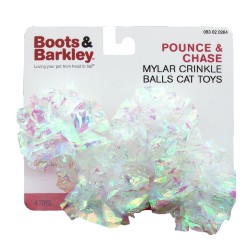 Pounce & Chase Mylar Crinkle Balls