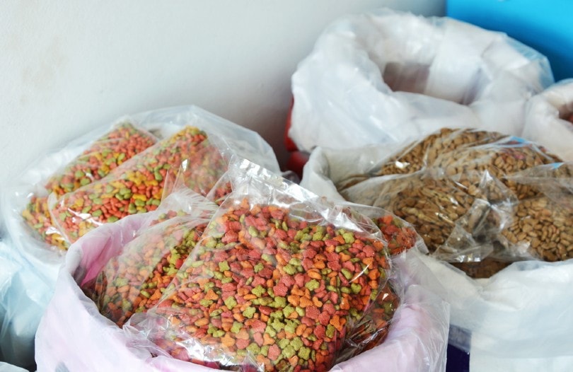 dog food for sale in pet shop