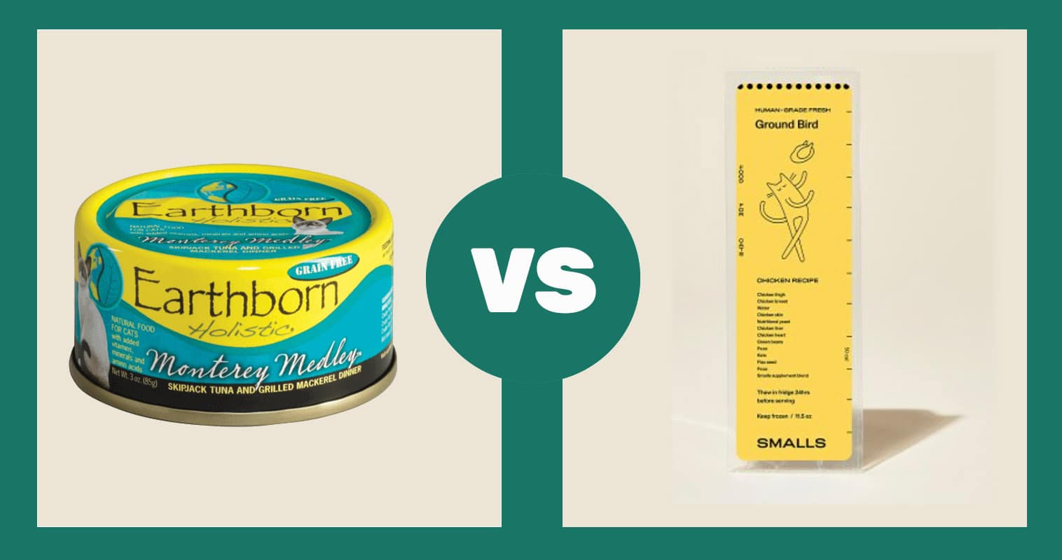 earthborn hollistic vs smalls fresh ground bird