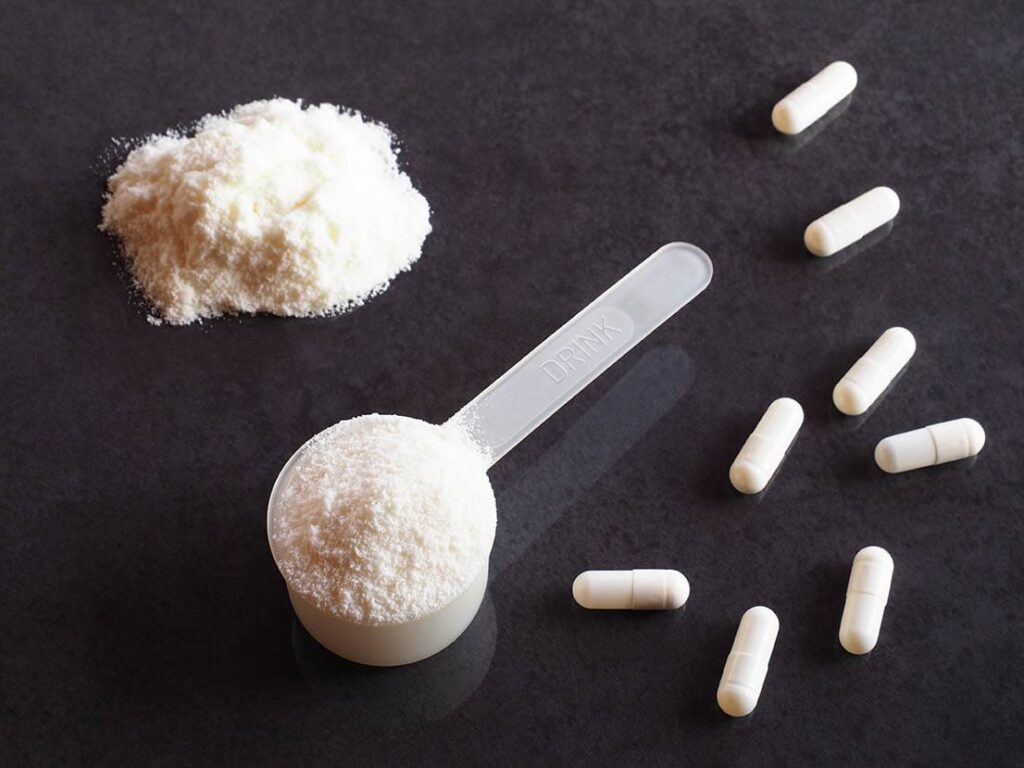 glucosamine powder and capsules