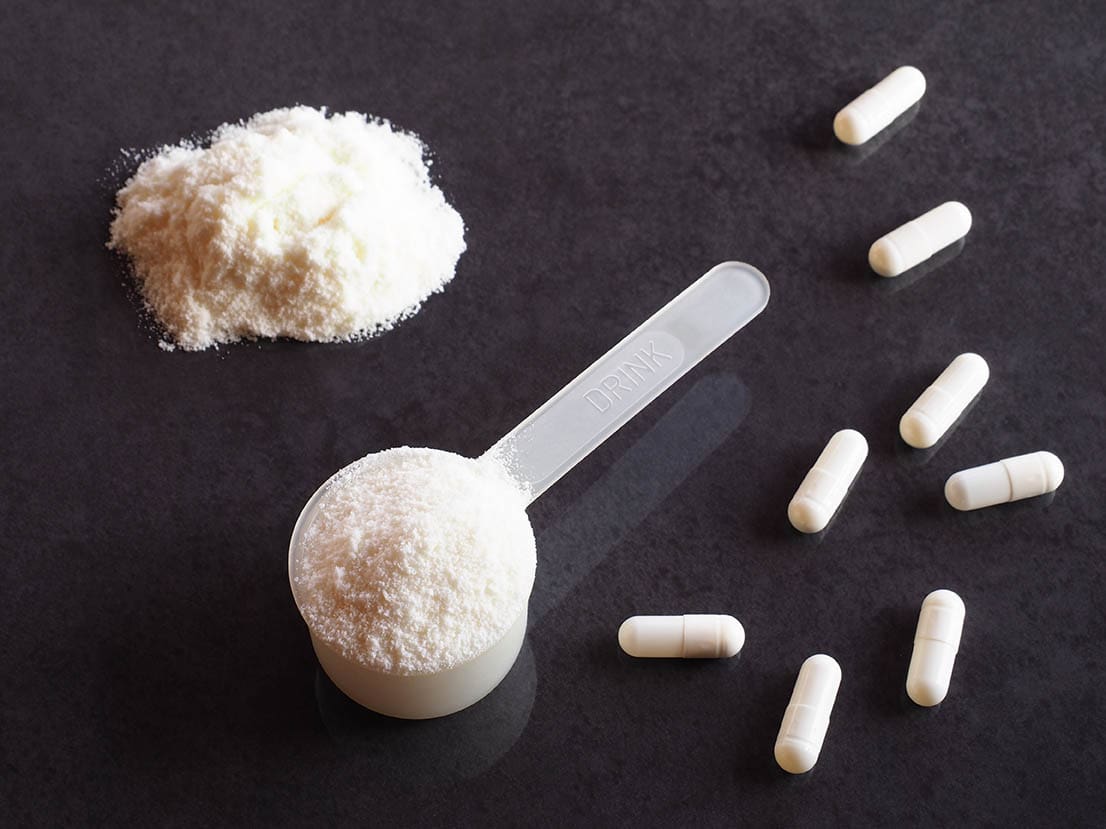 glucosamine powder and capsules