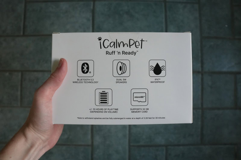 iCalmPet Ruff n' Ready Speaker - features