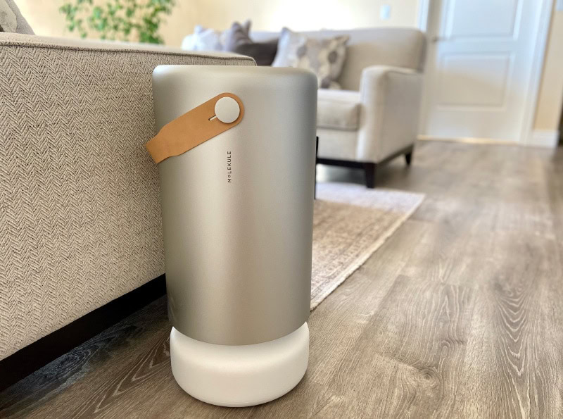 molekule air purifier - product at home