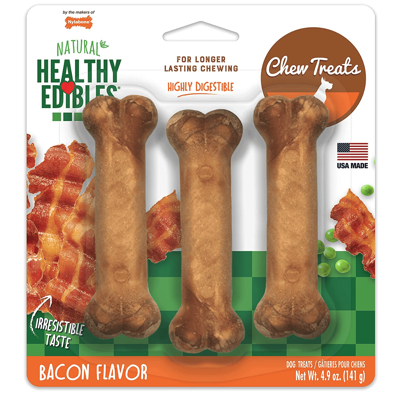 nylabone long lasting bacon