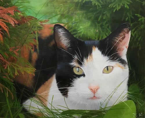 paint your life custom cat portrait