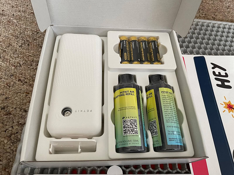 petkit pura max spray, refill and batteries