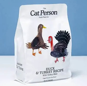 Cat Person Duck & Turkey Dry Food Recipe