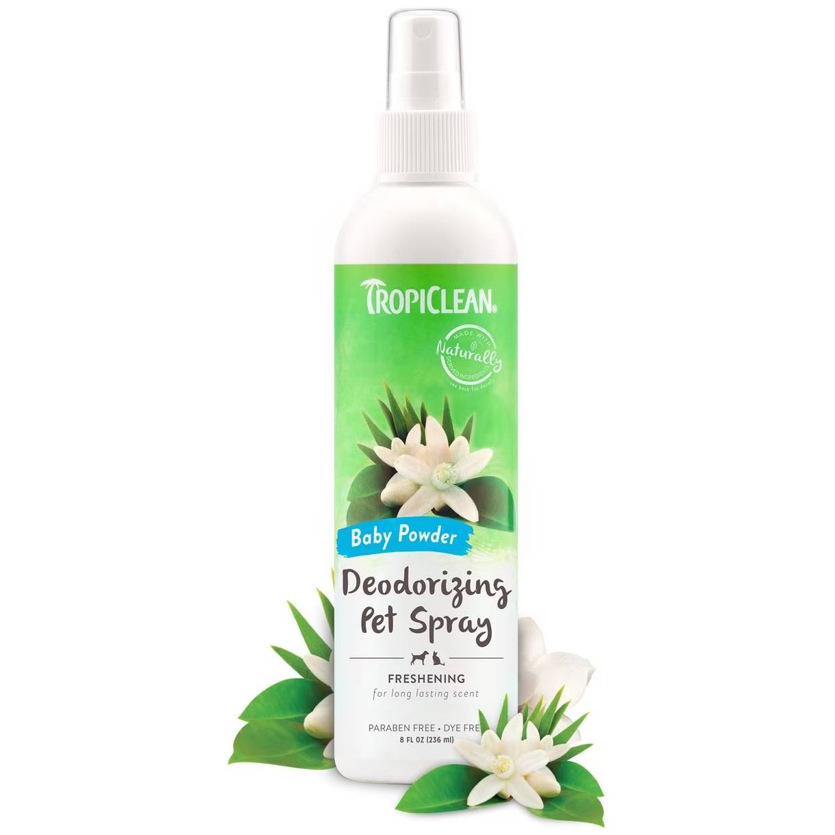 TropiClean Baby Powder Deodorizing & Odor Eliminating Dog & Cat Spray