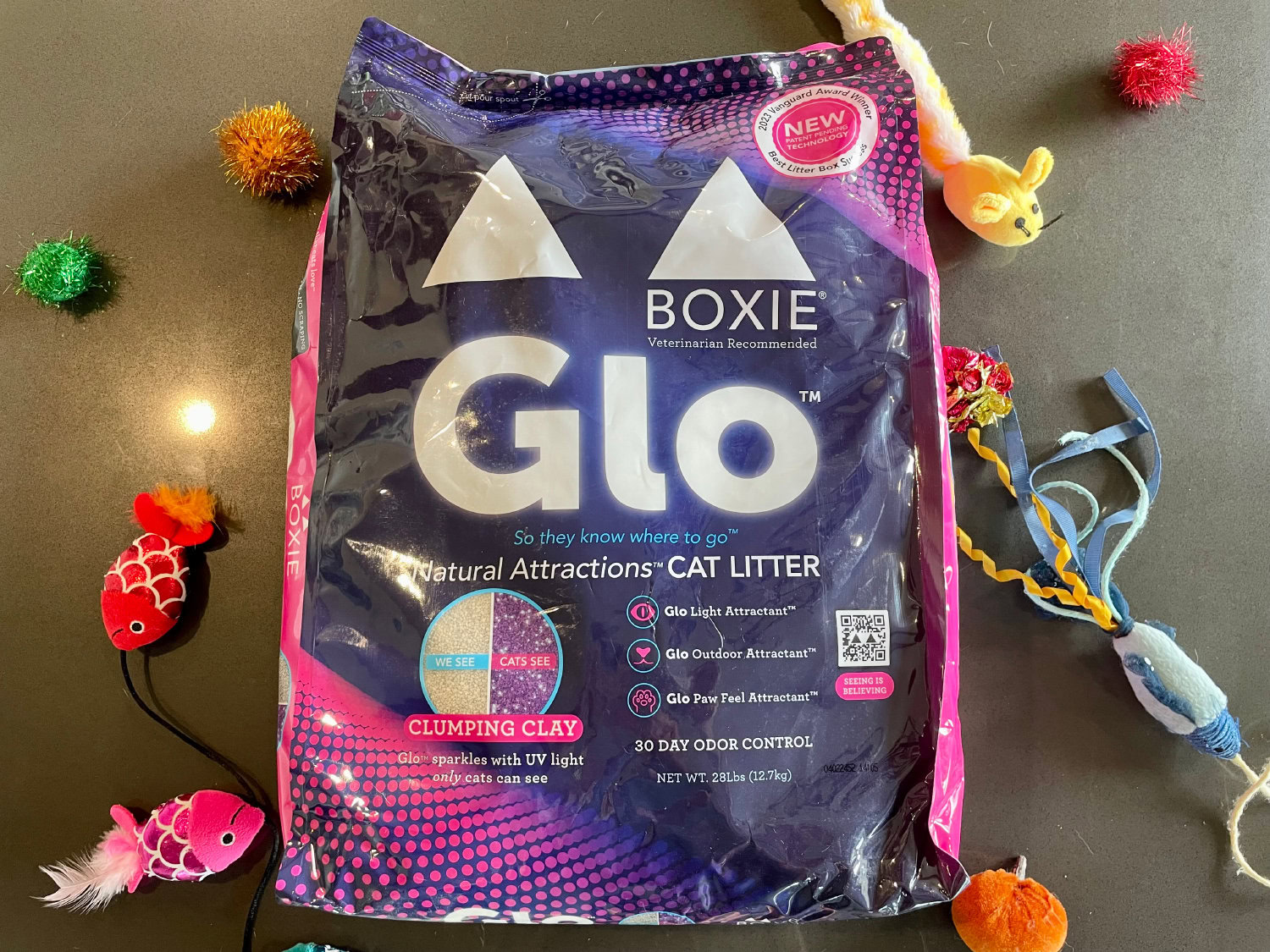 Boxie Glo Natural Attractions Clumping Clay Litter