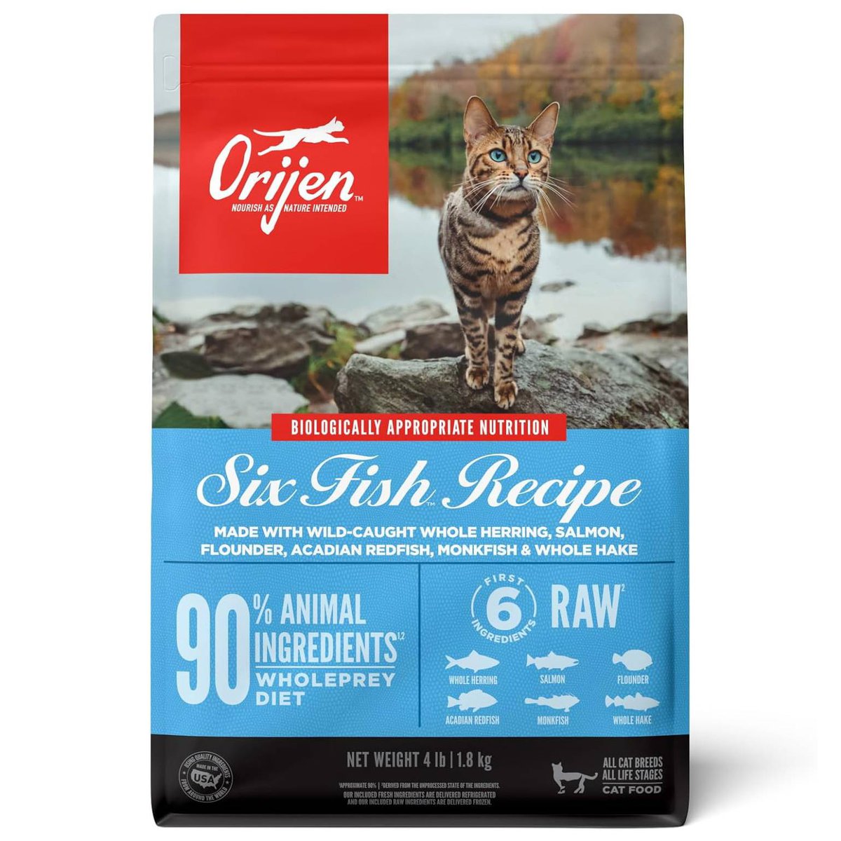 Orijen Six Fish Dry Cat Food