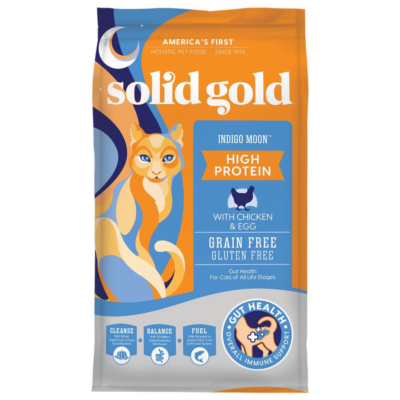 Solid Gold Indigo Moon with Chicken & Eggs