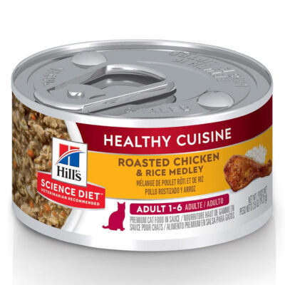 Hill's Adult Healthy Cuisine Chicken and Rice Medley Wet Cat Food