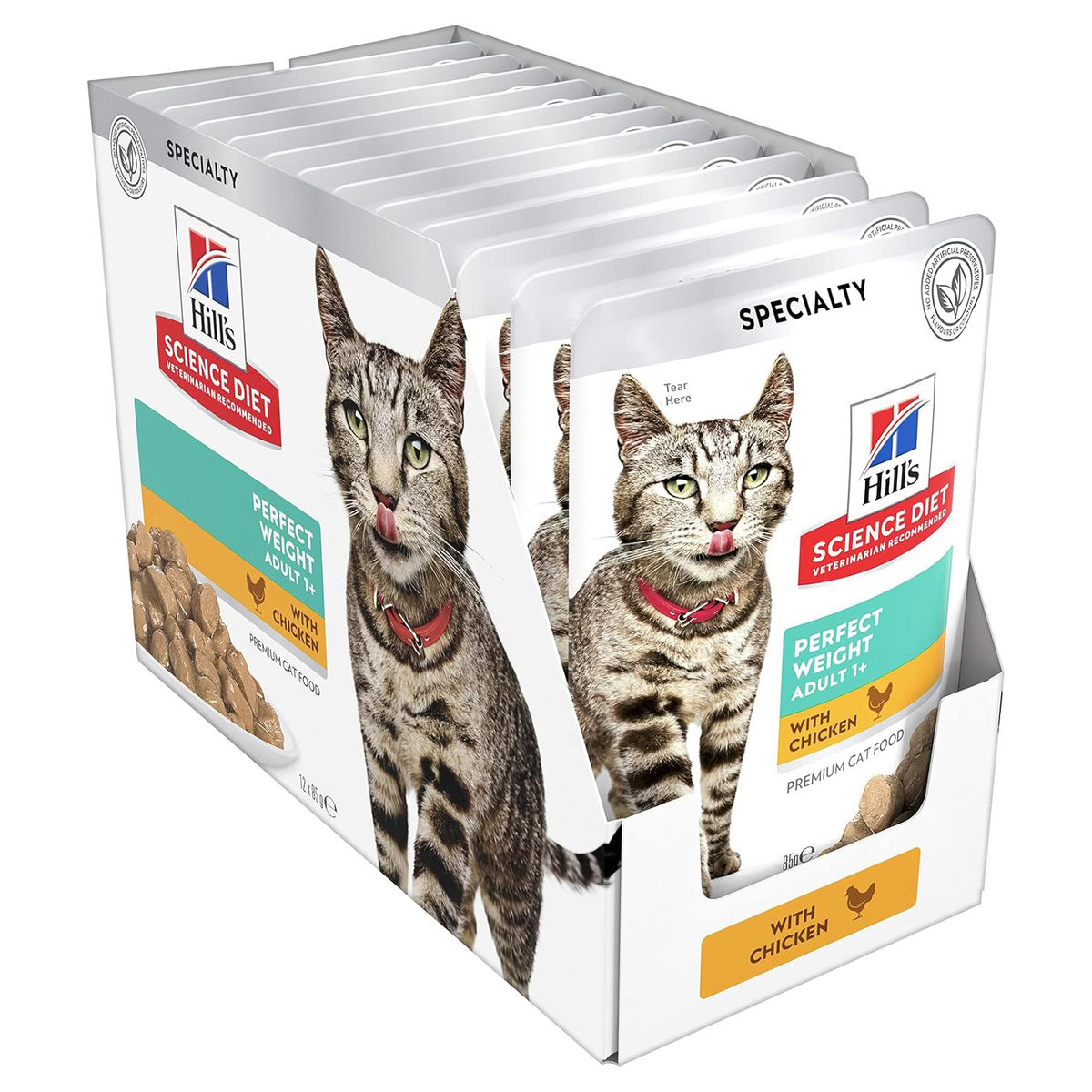 Hill's Science Diet Adult Wet Cat Food Perfect Weight Chicken