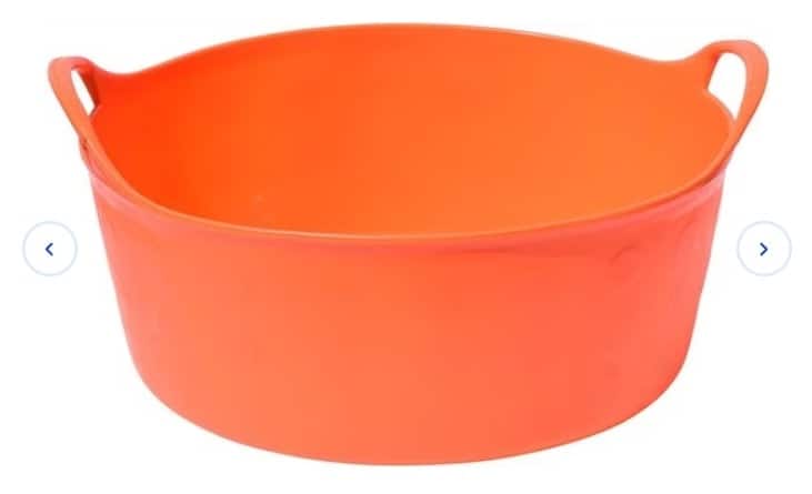 Tuff Stuff Products Tuff Short Flex Tub Farm Animal Feeder