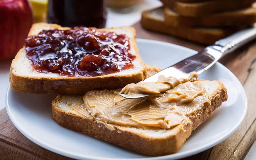 Peanut butter and jelly