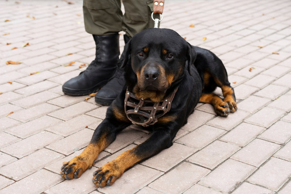 rottweiler police dog