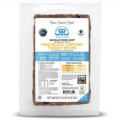 Pancreatic Support Turkey Adult Dog Recipe