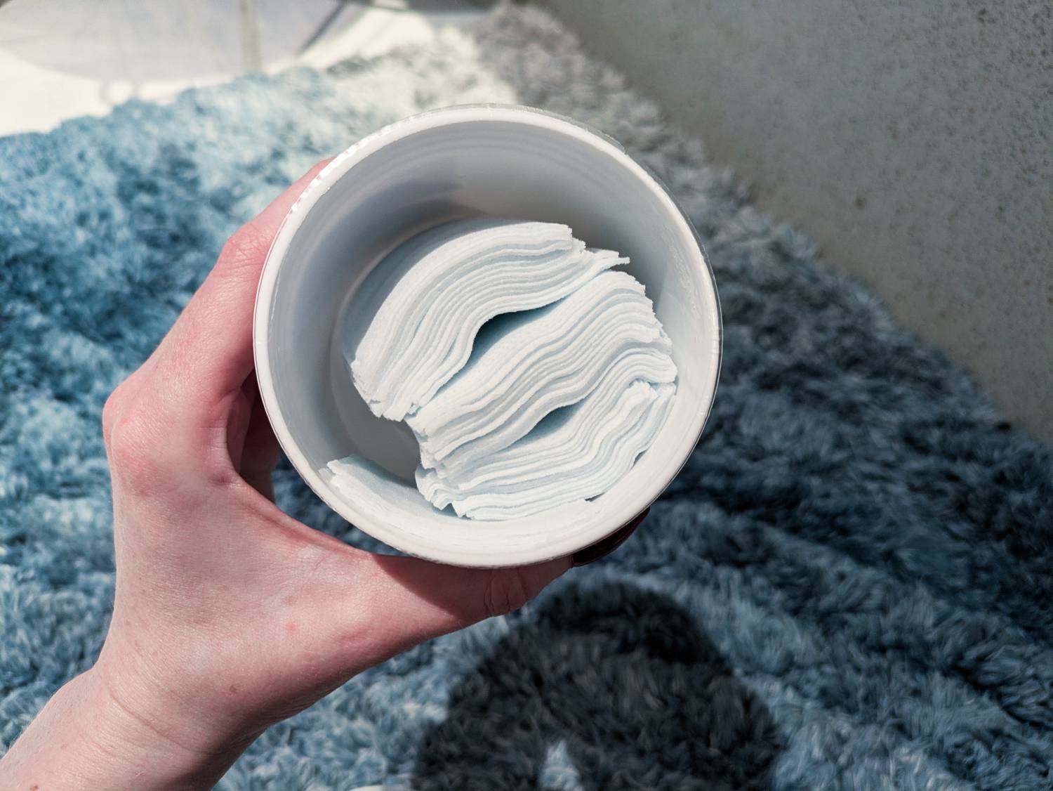 Pure And Natural Pet Dental Finger Wipes Review - product inside container