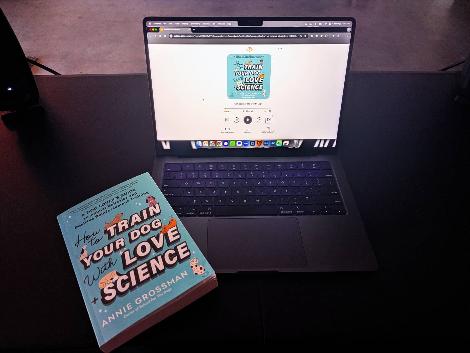 How to Train Your Dog with Love + Science Book Review - with laptop