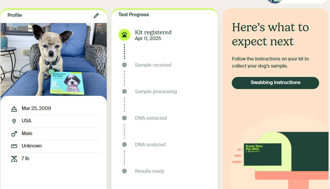 PGV Know Your Pet DNA by Ancestry Review - profile